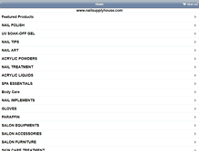 Tablet Screenshot of nailsupplyhouse.com